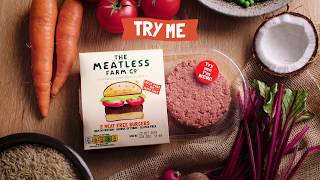 The Meatless Farm  Fresh Burger Patties [upl. by Devin870]