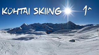 Kühtai Skigebiet ❄️ Skiing in Austria 🔆 Skifahren in Tirol Innsbruck [upl. by Wald]