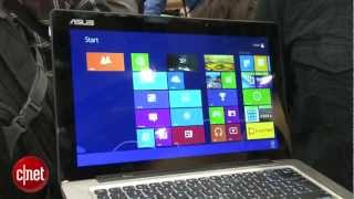 Asus Transformer Book TX300 is a Windows 8 hybrid laptop [upl. by Laenej]