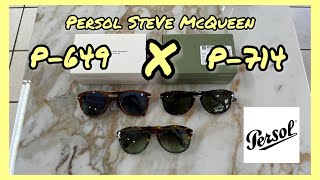 Óculos Persol Steve McQueen 714 Vs 649 verbim persol [upl. by Morrie]