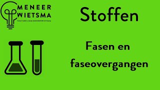 Natuurkunde uitleg Stoffen 6a Fasen en faseovergangen [upl. by Rustie759]