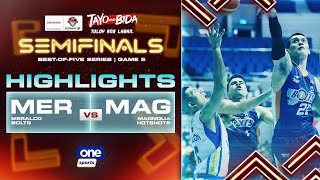 Meralco vs Magnolia Semifinals Game 5 highlights  PBA Governors Cup 2021 [upl. by Nawram221]