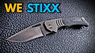 WE Knives Stixx 817B  Overview and Review [upl. by Goodrow]