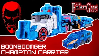 BoonBoomger DX CHAMPION CARRIER EmGos Super Sentai Reviews N Stuff [upl. by Gerdi183]