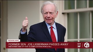 Former US Sen Joe Lieberman dead at 82 [upl. by Kinny]