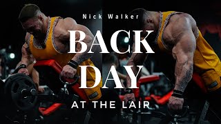 Nick Walker  Another Intense Back Day at Dragons Lair [upl. by Seuqcaj]