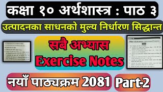 कक्षा १० अर्थशास्त्र पाठ ३ उत्पादनका साधनको मूल्य निर्धारण सिद्धान्त  Class 10 Economics Unit 3 [upl. by Karl]