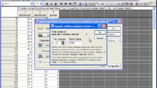 MixedDesign SplitPlot Anova  Statistica [upl. by Maillij971]