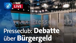 Debatte über das Bürgergeld – wie viel Sozialstaat können wir uns leisten  ARDPresseclub [upl. by Merrile]