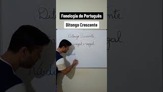 Ditongo Crescente português linguaportuguesa portuguesparaconcurso [upl. by Steck]