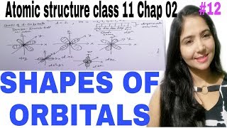 Shapes of Orbitals shapes of Orbitals class 11  Atomic structure 12 [upl. by Aym]