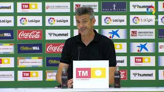 Rueda de prensa Elche CF vs Girona FC 10 [upl. by Elbas]