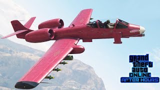 GTA 5  TUNEANDO Y PROBANDO EL NUEVO AVION B11 STRIKEFORCE GTA V AFTER HOURS  Stratus [upl. by Analli]