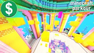 Minecraft Parkour Gameplay No Copyright 1 HOUR [upl. by Ekle]