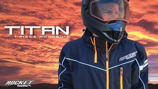 Titan 1 Piece Snowmobile Monosuit [upl. by Ramonda]