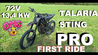 TALARIA STING PRO  MX5 PRVNÍ DOJMY [upl. by Helsie]