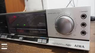 Look inside Aiwa F220 cassette deck [upl. by Eiddam]