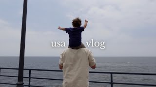 USA vlog pt1 Target Santa Monica Beach Trader Joes haul [upl. by Hale401]