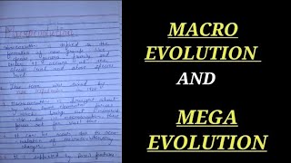 MACROEVOLUTION AND MEGAEVOLUTION IN HINDI zoology megaevolution bsc msc skmu dhanbad biology [upl. by Llenyt]