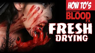 Tinsley Transfers  Blood FX  Drying Blood application [upl. by Britteny]