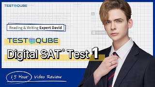 Test Qube Digital SAT Test 1 Full Reading amp Writing Walkthrough by 800 Scorer [upl. by Valenba679]