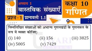 NCERT Class 10th Math exercise 11 l NCERT class 10th Math Chapter 1 l Real Number by vimal sir [upl. by Adnirod496]