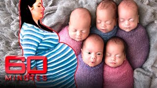 Surprised by Five Naturally conceived quintuplets  60 Minutes Australia [upl. by Llenwad]