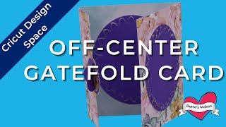 How to Make an Off Center Gatefold Card [upl. by Der]