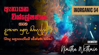 ඇනායන විශ්ලේෂණය පිළිබද සියල්ල කෙටියෙන්  Nimitha Wethmin [upl. by Bowerman]