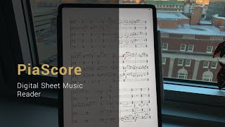 PiaScore Digital Sheet Music APP Overview 2024 [upl. by Mcarthur]