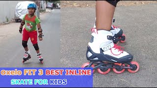 Best INLINE Skate for Kids  OXELO FIT3 Initial review  Product Details [upl. by Kovacev]