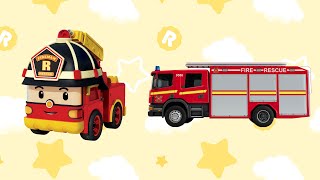 Aprender Tipos de Autos  Juguete de Automóvil  Ambulancia  Bomberos  Robocar POLI TV español [upl. by Kenon]