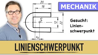 Linienschwerpunkt  Umfangschwerpunkt  Schnittkantenumfang  Abscherkraft beim Stanzteil [upl. by Delcine]