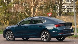 Skoda NEW Octavia Style 2021 in 4K Lava Blue Metallic 18 inch Perseus walk around amp detail inside [upl. by Gar]