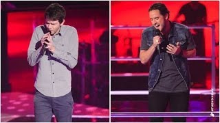 Jackson Thomas Vs Robbie Balmer Strong  The Voice Australia 2014 [upl. by Adnalohs]