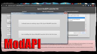 Spore  how to install ModAPI Launcher Kit and how to use [upl. by Ruth]