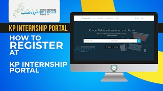 How to Register Your Account at KP Internship Portal  KP Internship Portal [upl. by Richara847]