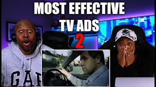 Americans React to MOST EFFECTIVE UK  French amp German TV ADVERTS Part 2  Reaction [upl. by Ahseken]