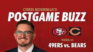 Postgame Buzz San Francisco 49ers lose 149 to the Chicago Bears [upl. by Eendyc669]