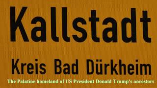 Donald Trump  Kallstadt Germany The Palatine homeland of US President Donald Trumps ancestors [upl. by Iolande722]