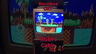 Recalbox 802 CRT edition  con cavo RGBPI [upl. by Dlonyar]