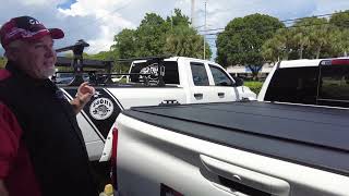 Undercover Armor Flex Bedrug  Tuxedo TSlot Rails on a 24 Ram 1500 review by CampH Auto Accessories [upl. by Slocum834]