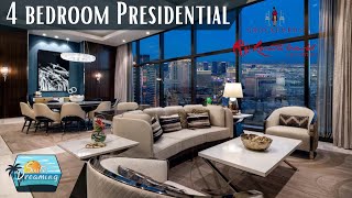 Check out the size of this HUGE Suite Crockfords LXR Hotel Presidential Suite at Resorts World [upl. by Pentheam]