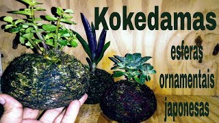 KOKEDAMA  Fácil de fazer [upl. by Nelluc]