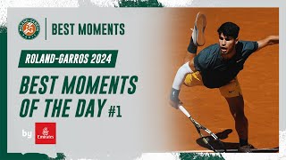 Best moments of the day 1  RolandGarros 2024 [upl. by Maribelle]