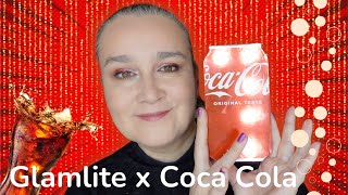 Coca Cola Look med Glamlite x Coca Cola paletten glamlitecosmetics cocacola [upl. by Pang618]