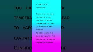 Understanding Pump Cavitation Indicators amp Fixes Explained 🚀 doubtanddiscussion pumps chemical [upl. by Clementine]