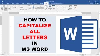 How To Capitalize All Letters in Word [upl. by Menzies]