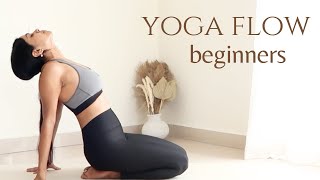 Yoga Flow For Beginners  Feel good yoga flow amp stretch [upl. by Enneyehs]