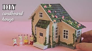 Miniature full house made of cardboard [upl. by Aretina]